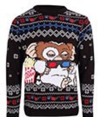 Gremlins Sweatshirt Christmas Jumper Gizmo Popcorn Größe XL