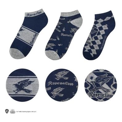 Harry Potter Knöchelsocken 3er-Pack Ravenclaw