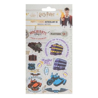 Harry Potter Puffy Sticker Magical Motors