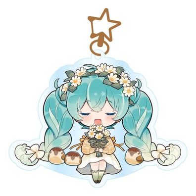 Hatsune Miku Acryl Schlüsselanhänger Kawaii Autumn Time