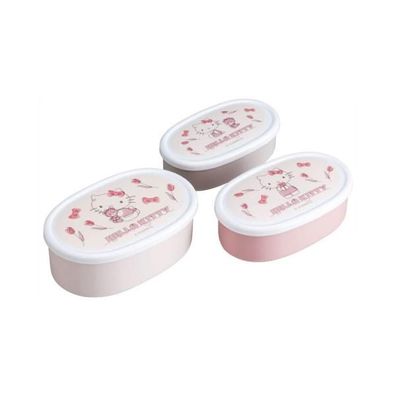 Hello Kitty Lunch Box 3 er Set Kitty-chan