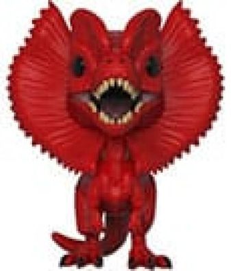 Jurassic Park POP! Movies Vinyl Figur Dilophosaurus (Rd) Exclusive 9 cm