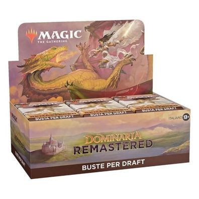 Magic the Gathering Dominaria Remastered Draft-Booster Display (36) italienisch