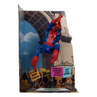 Marvel Collection PVC Statue 1/10 Spider-Man & Scene Gold Label (The Amazing Spider-M