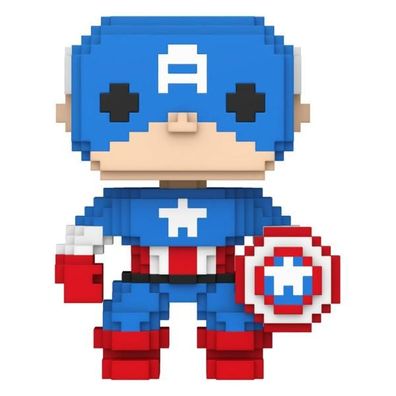 Marvel POP! 8-Bit Vinyl Figur Captain America 9 cm