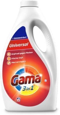 Gama Universal Waschgel für 50 Wäschen - 2,5 Liter