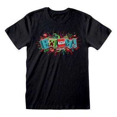 Minecraft T-Shirt Boom Größe L