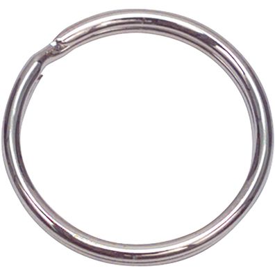 Reiher Schlüsselring - ø 30mm Stahl vernickelt