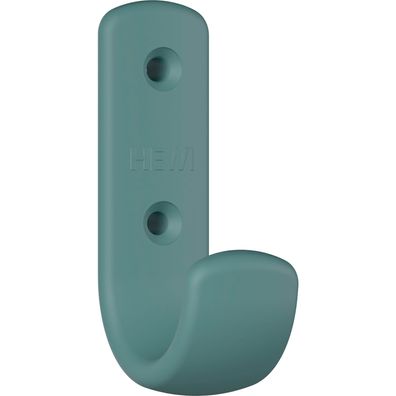 HEWI #477.90B060 55 Mantelhaken Höhe 72mm Polyamid aquablau matt