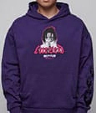 Naruto Shippuden Kapuzenpullover Graphic Purple Größe M