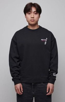 Naruto Shippuden Sweatshirt Graphic Black Größe M