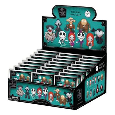 Nightmare before Christmas 3D PVC-Taschenanhänger Series 6 Display (24)