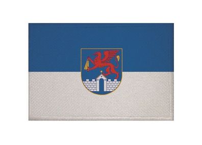 Aufnäher Anklam Fahne Flagge Patch 9 x 6 cm