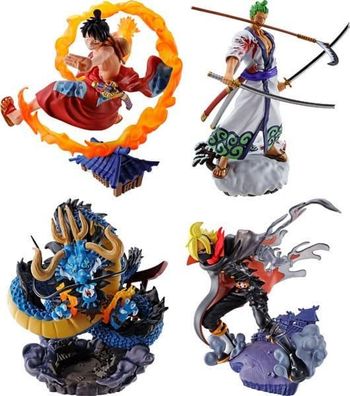 One Piece Petitrama PVC Mini-Statue Logbox Re Birth Wano Kuni Vol. 1 Set 9 cm