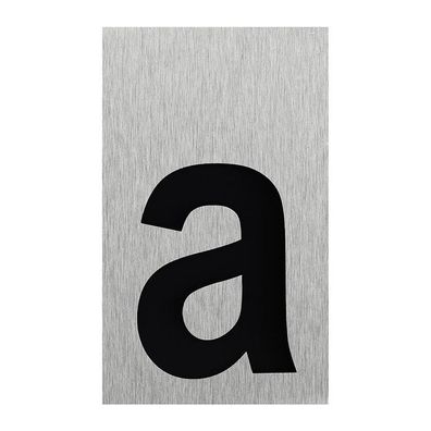 Aluminium Türschild " a " 100x60mm