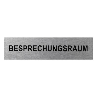 Aluminium Türschild " Besprechungsraum " 160x40mm