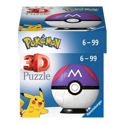 Pokémon 3D Puzzle Pokéballs: Meisterball (55 Teile)