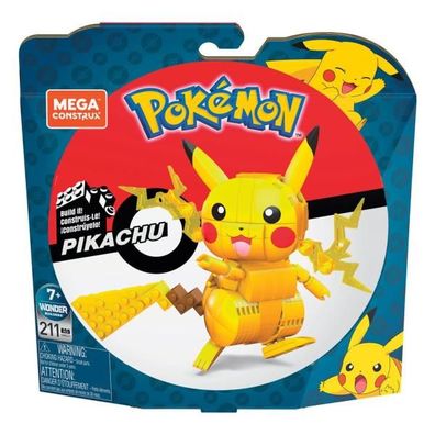 Pokémon Mega Construx Wonder Builders Bauset Pikachu 10 cm