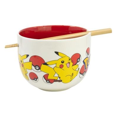 Pokémon Ramen-Schüssel mit Stäbchen Face
