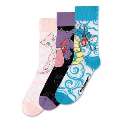 Pokémon Socken 3er-Pack Crew 39-42