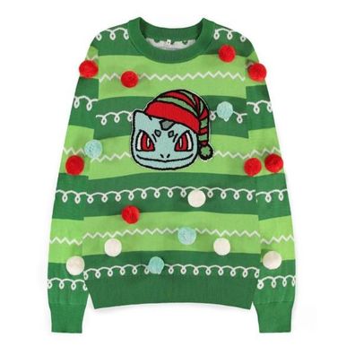 Pokemon Sweatshirt Christmas Jumper Bulbasaur Größe S