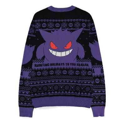 Pokémon Sweatshirt Christmas Jumper Gengar Größe S