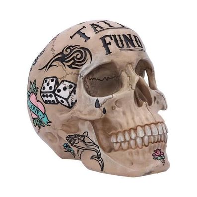 Spardose Skull Tattoo Fund