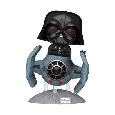 Star Wars: Dark Side POP! Rides Deluxe Vinyl Figur TIE Advanced x1 w/Vader 9 cm