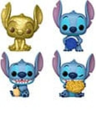 Stitch Holiday 2024 Pocket POP! Vinyl Schlüsselanhänger 4er-Pack Dreidel Box 4 cm