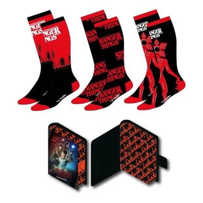 Stranger Things Socken 3er-Pack 38-45