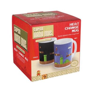 Super Mario Bros. Tasse mit Thermoeffekt Level