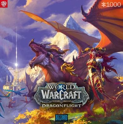 World of Warcraft Gaming Puzzle Dragonflight Alexstrasza (1000 Teile)