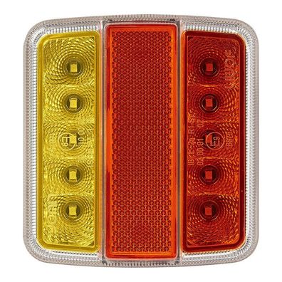 Pro Plus Rückleuchte 4 Funktionen 98x105mm 14LED PM