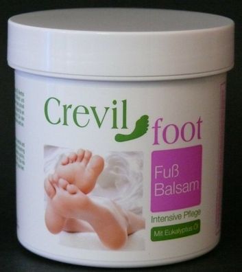Original Crevil Foot Fußbalsam Fersen Creme Intensive Pflege + Eukalyptus Öl Menthol