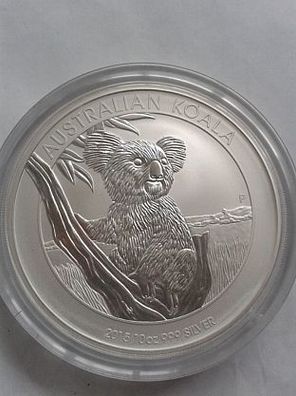 10$ 2015 Australien Koala 10 Unzen Silber in original Münzdose 10 Dollars 2015 Koala