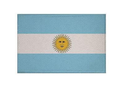 Aufnäher Argentinien Fahne Flagge Patch 9 x 6 cm