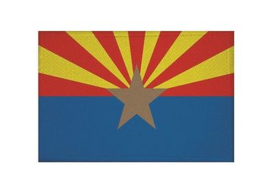 Aufnäher Arizona Fahne Flagge Patch 9 x 6 cm