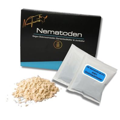 NemaTaurus® SK Nematoden | 6 Mio für 12 m² | gegen Dickmaulrüsslerlarven | ab