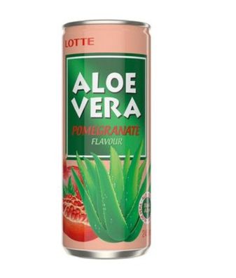 Softdrink Lotte Aloe Vera Drink Granatapfel Getränk 240ml Vegan 3 Varianten