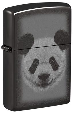 Zippo Feuerzeug Panda 60006864 High Polish Black Photo Image Sturmfeuerzeug