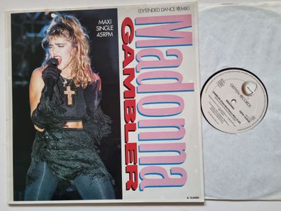 Madonna - Gambler (Extended Dance Remix) 12'' Vinyl Maxi Holland