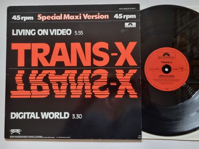 Trans-X - Living On Video / Digital World 12'' Vinyl Maxi Germany