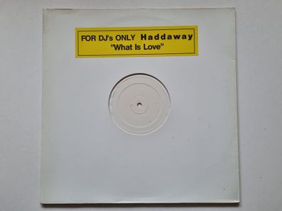 Haddaway - What Is Love 12'' Vinyl Maxi Germany PROMO