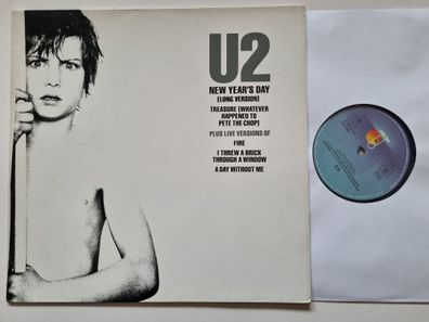 U2 - New Year's Day (Long Version) 12'' Vinyl Maxi Germany NO Barcode