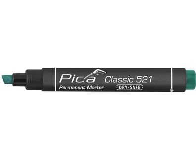 Pica Permanent Marker 2-6mm mit Keilspitze Grün