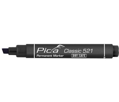 Pica Permanent Marker 2-6mm mit Keilspitze Schwarz