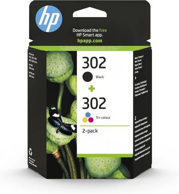 HP Tintenpatrone Nr. 302 Multipack (BK/C/M/Y)