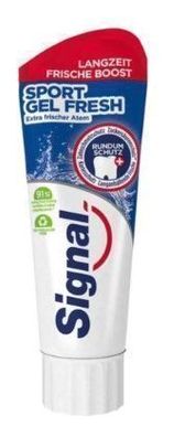 Frischsignal Sport Gel Zahnpasta, 75ml - Frische für strahlendes Lächeln