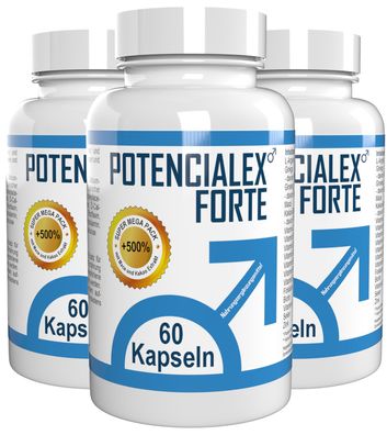 Potencialex Forte - 180 Kapseln (3 x 60 Kapseln) - 3er Pack