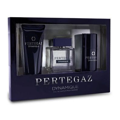 Pertegaz Dynamique Herren-Set: Eau de Parfum 100ml + Duschgel 230ml + Deodorant 150ml